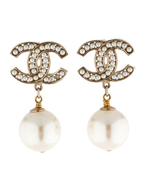 chanel earring drop|where to buy chanel earrings.